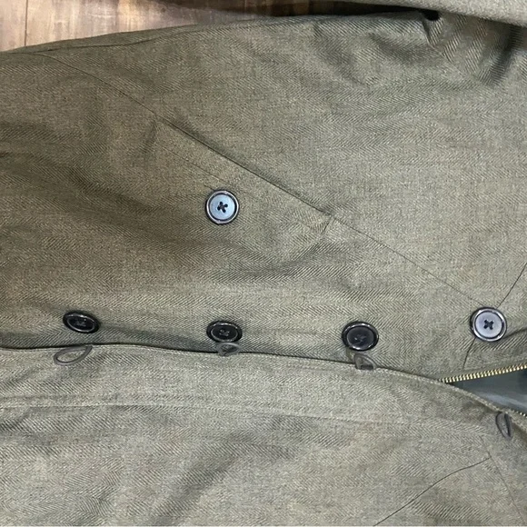 Nikita Dark Green Jacket with Faux Fur Hood - Picture 2 of 11